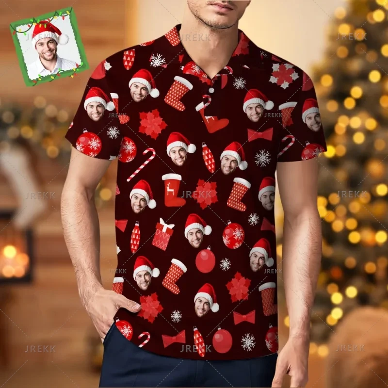 Small Size Vintage 3D Custom Faces Gingerbread Man Tiki Printed Shirts Men Happy Christmas Graphic Shirts & Blouses Clothing Top
Small Size Vintage 3D Custom Faces Gingerbread Man Tiki Printed Shirts Men Happy Christmas Graphic Shirts & Blouses Clothing Top