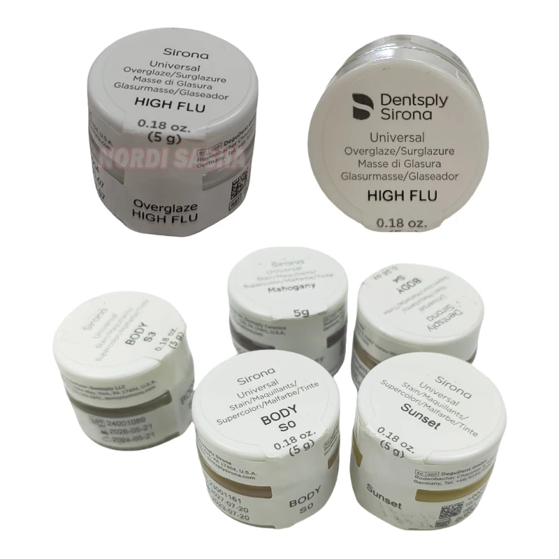 5 г/бутылка Sirona Overglaze High Ful Glaze паста Стоматологическая низкотемпературная высокофлуоресцентная универсальная пятно Overglaze High Flu
5 г/бутылка Sirona Overglaze High Ful Glaze паста Стоматологическая низкотемпературная высокофлуоресцентная универсальная пятно Overglaze High Flu