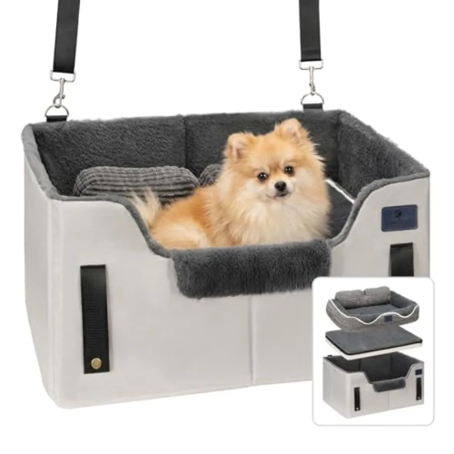 2-in-1 Dog Booster Car Seat and Pet Bed for Small Medium Dogs up to 50lbs Foldable Travel Car Seat with Safety Leash Non-Slip R
2-in-1 Dog Booster Car Seat and Pet Bed for Small Medium Dogs up to 50lbs Foldable Travel Car Seat with Safety Leash Non-Slip R