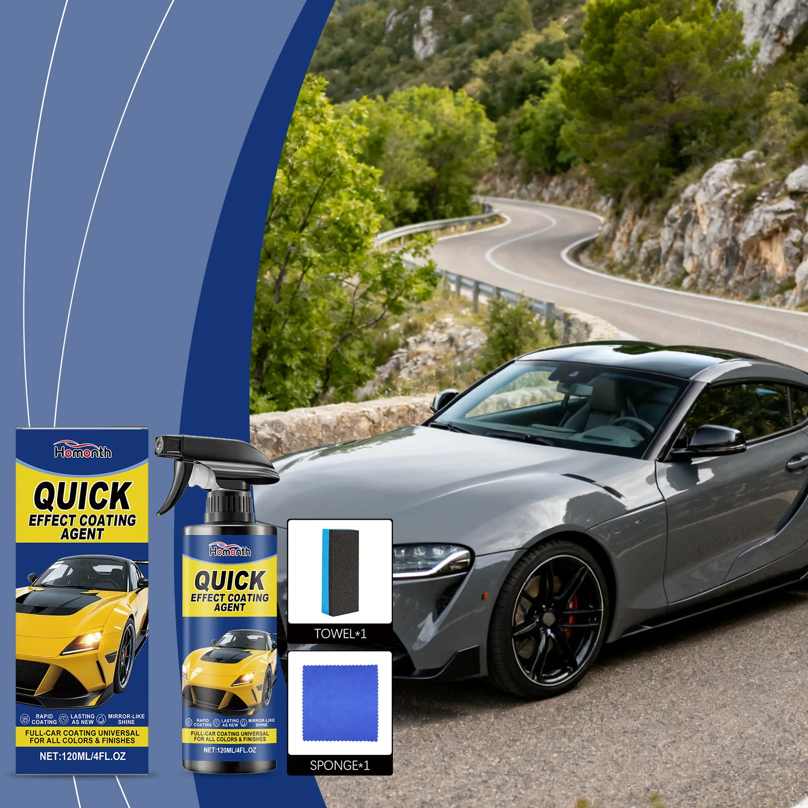 Ceramic Coating Spray for Cars, Auto Paint Care, Refurbish, Gloss Enhancement, Nano Coating Agent, Polish, Repair & Protective F
Ceramic Coating Spray for Cars, Auto Paint Care, Refurbish, Gloss Enhancement, Nano Coating Agent, Polish, Repair & Protective F