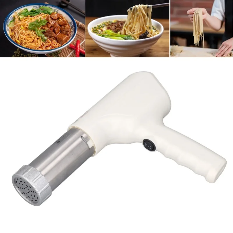 Electric Pasta Makers Automatic Rechargeable Portable Handheld Noodles Press Machine With 5pcs Noodle Molds For Kitchen
Electric Pasta Makers Automatic Rechargeable Portable Handheld Noodles Press Machine With 5pcs Noodle Molds For Kitchen