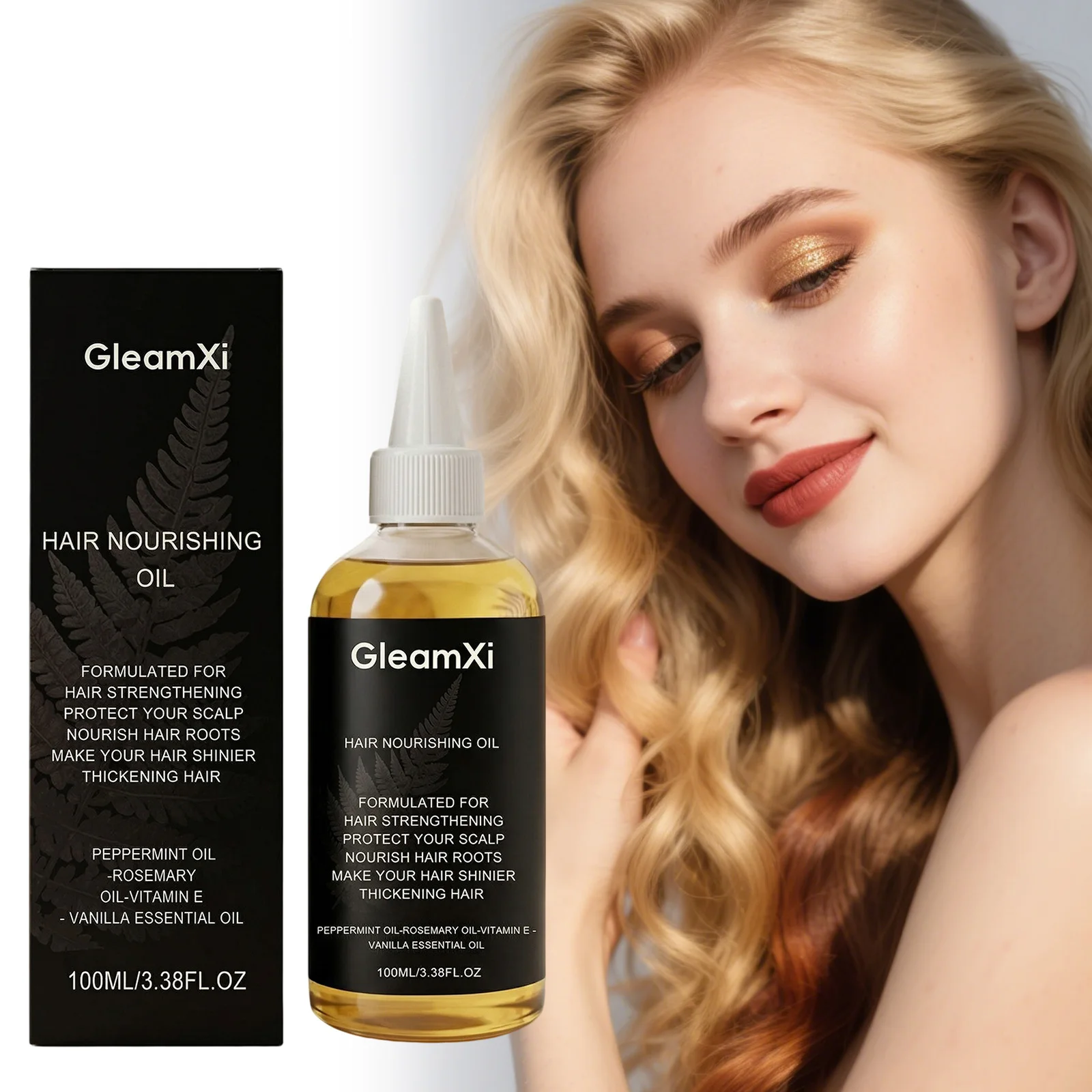 Nourishing Hair Oil Rosemary Strengthen Repair Split Ends Damage Anti Loss Thicken Nourish Scalp Root Smooth Hair Growth Essence
Nourishing Hair Oil Rosemary Strengthen Repair Split Ends Damage Anti Loss Thicken Nourish Scalp Root Smooth Hair Growth Essence