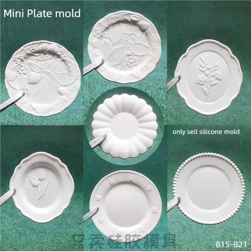 DIY Handcraft Mini Carved plate mold Mold Epoxy Resin Food Play Miniature Pinching Mould UV Resin Moldse
DIY Handcraft Mini Carved plate mold Mold Epoxy Resin Food Play Miniature Pinching Mould UV Resin Moldse
