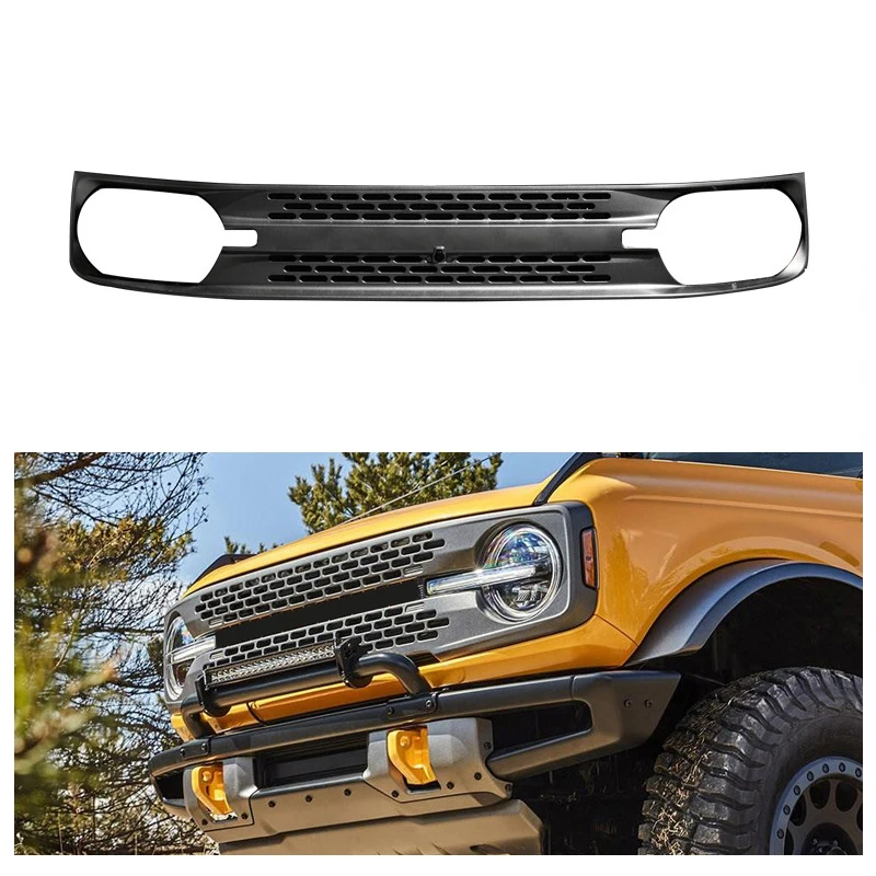 High Quality Exterior Accessories Auto Body Parts Front Car Grille For Ford Bronco 2021 2022 2023
High Quality Exterior Accessories Auto Body Parts Front Car Grille For Ford Bronco 2021 2022 2023
