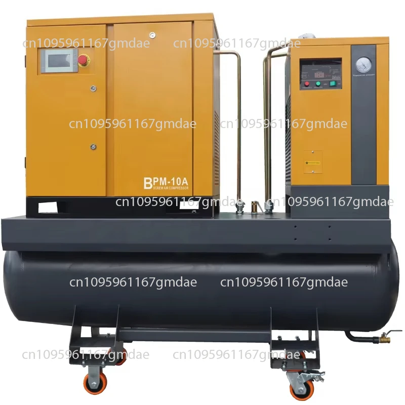 Portable Industrial Compressor 220V Single Phase Screw Air Compressor 7.5kW 10HP Small Quiet with Dryer and Automotive
Portable Industrial Compressor 220V Single Phase Screw Air Compressor 7.5kW 10HP Small Quiet with Dryer and Automotive