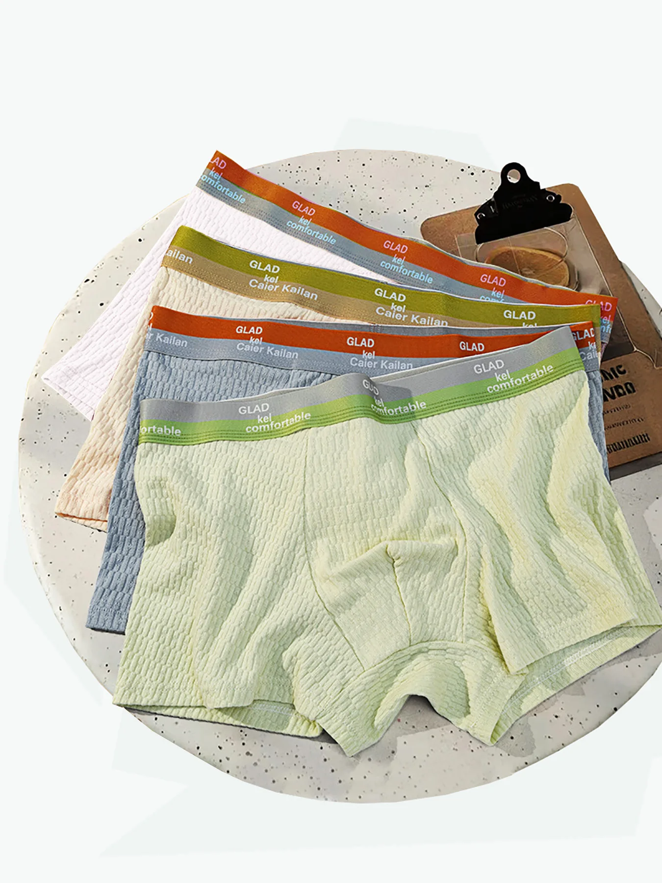 4PCS men's underwear fashion trend multi-color comfortable breathable underwear set Men's four-corner underwear
4PCS men's underwear fashion trend multi-color comfortable breathable underwear set Men's four-corner underwear