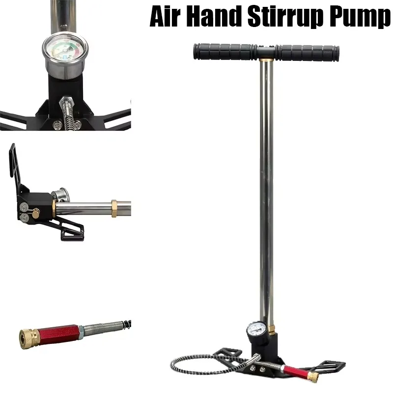 High-Pressure 300bar/30mpa 4500psi 3 Stage PCP Pump for Car Bicycle Hunting Diving Vehicle Tool with HPA Tank Inflator
High-Pressure 300bar/30mpa 4500psi 3 Stage PCP Pump for Car Bicycle Hunting Diving Vehicle Tool with HPA Tank Inflator