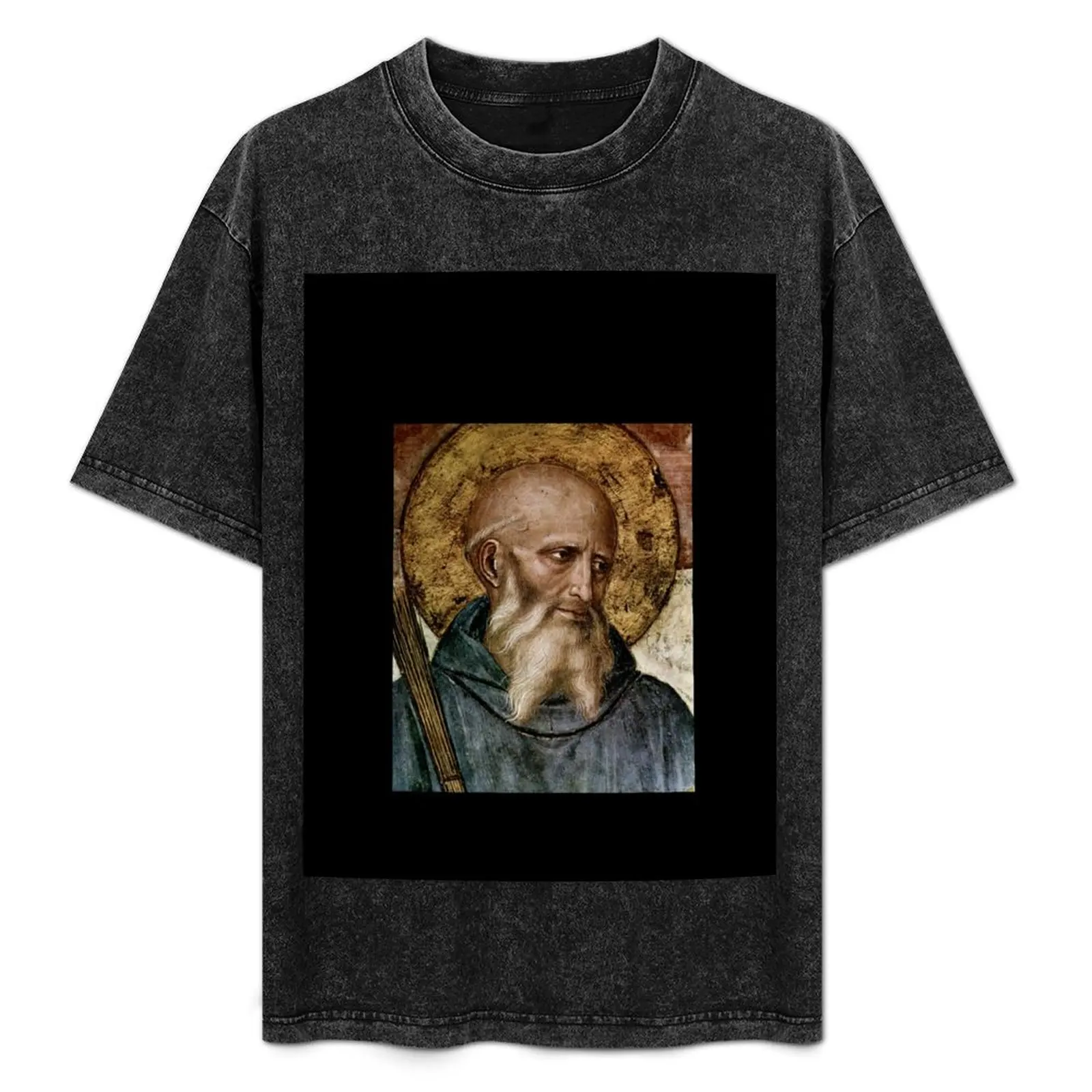 Saint Benedict of Nursia (Detail from a fresco by Fra Angelico) T-Shirt designer shirts mens shirts graphic tee
Saint Benedict of Nursia (Detail from a fresco by Fra Angelico) T-Shirt designer shirts mens shirts graphic tee