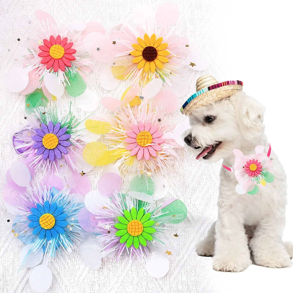 20PCS Lace Dog Bow Ties Adjustable Pet Dog Collars Sunflower Pet Dog Collars Accessories For Dogs Mixed Colors Pet Dogs Supplies
20PCS Lace Dog Bow Ties Adjustable Pet Dog Collars Sunflower Pet Dog Collars Accessories For Dogs Mixed Colors Pet Dogs Supplies