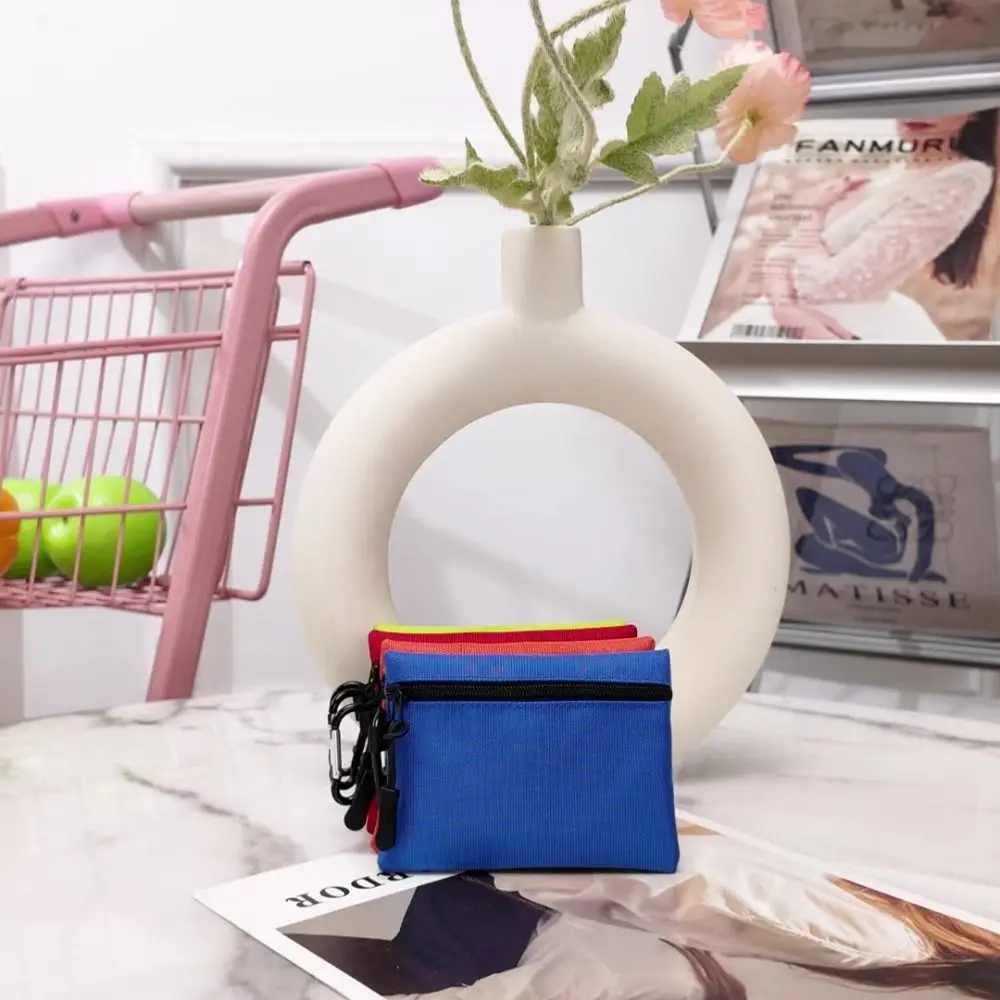 Portable Korean Style Ox Cloth Coin Purse Zipper Solid Color Small Item Bag Coin Purse Wallet Card Storage Bag Outdoor
Portable Korean Style Ox Cloth Coin Purse Zipper Solid Color Small Item Bag Coin Purse Wallet Card Storage Bag Outdoor
