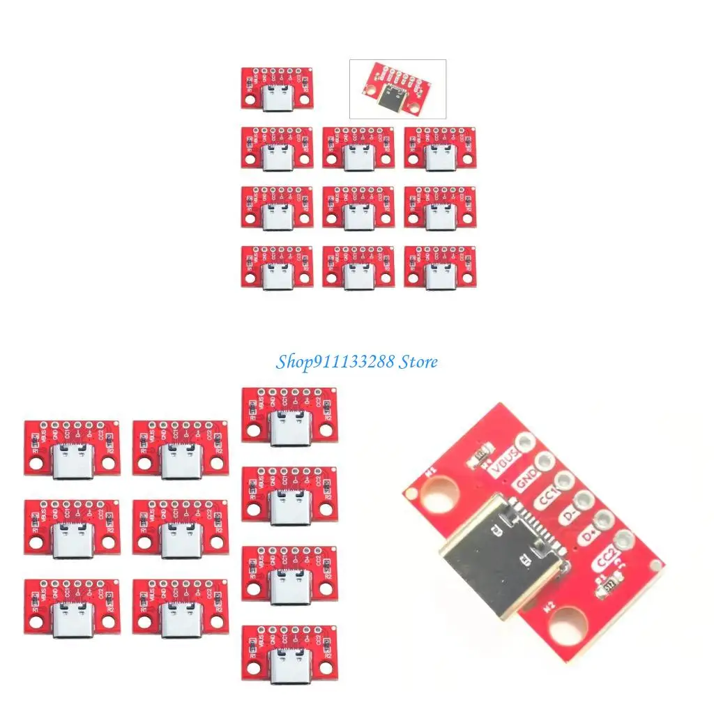 G88D 10PCS USB Type C Board Board USB3.1 16P до 2,54 Основные прорывы женские разъемы Адаптеры Adapters Электронные
G88D 10PCS USB Type C Board Board USB3.1 16P до 2,54 Основные прорывы женские разъемы Адаптеры Adapters Электронные