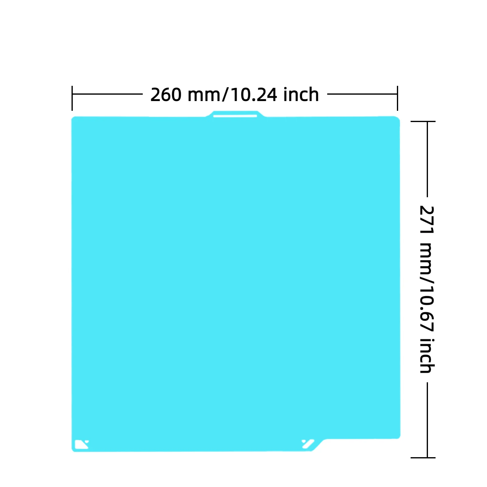 Glacier Cold Build Plate For Elegoo Centauri Carbon Heat Bed High Viscosity Two Sided Printing 261mm*270mm 3D Printer Parts!!!!!
Glacier Cold Build Plate For Elegoo Centauri Carbon Heat Bed High Viscosity Two Sided Printing 261mm*270mm 3D Printer Parts!!!!!