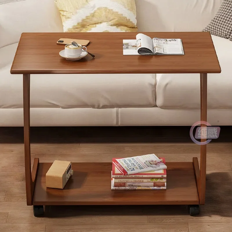Bamboo Balcony Tea Table Movable Living Room Side Table Anti-Collision Bedside Stand Space-Saving C-Shaped Sofa Table
Bamboo Balcony Tea Table Movable Living Room Side Table Anti-Collision Bedside Stand Space-Saving C-Shaped Sofa Table