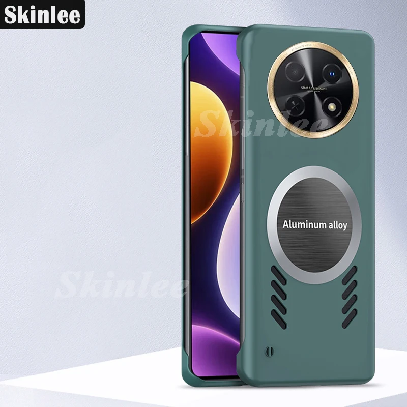Skinlee For Huawei Nova Y71 Case Luxury Frameless Heat Dissipation Magnetic Attraction Shell For Huawei Nova Y91 Back Cover
Skinlee For Huawei Nova Y71 Case Luxury Frameless Heat Dissipation Magnetic Attraction Shell For Huawei Nova Y91 Back Cover