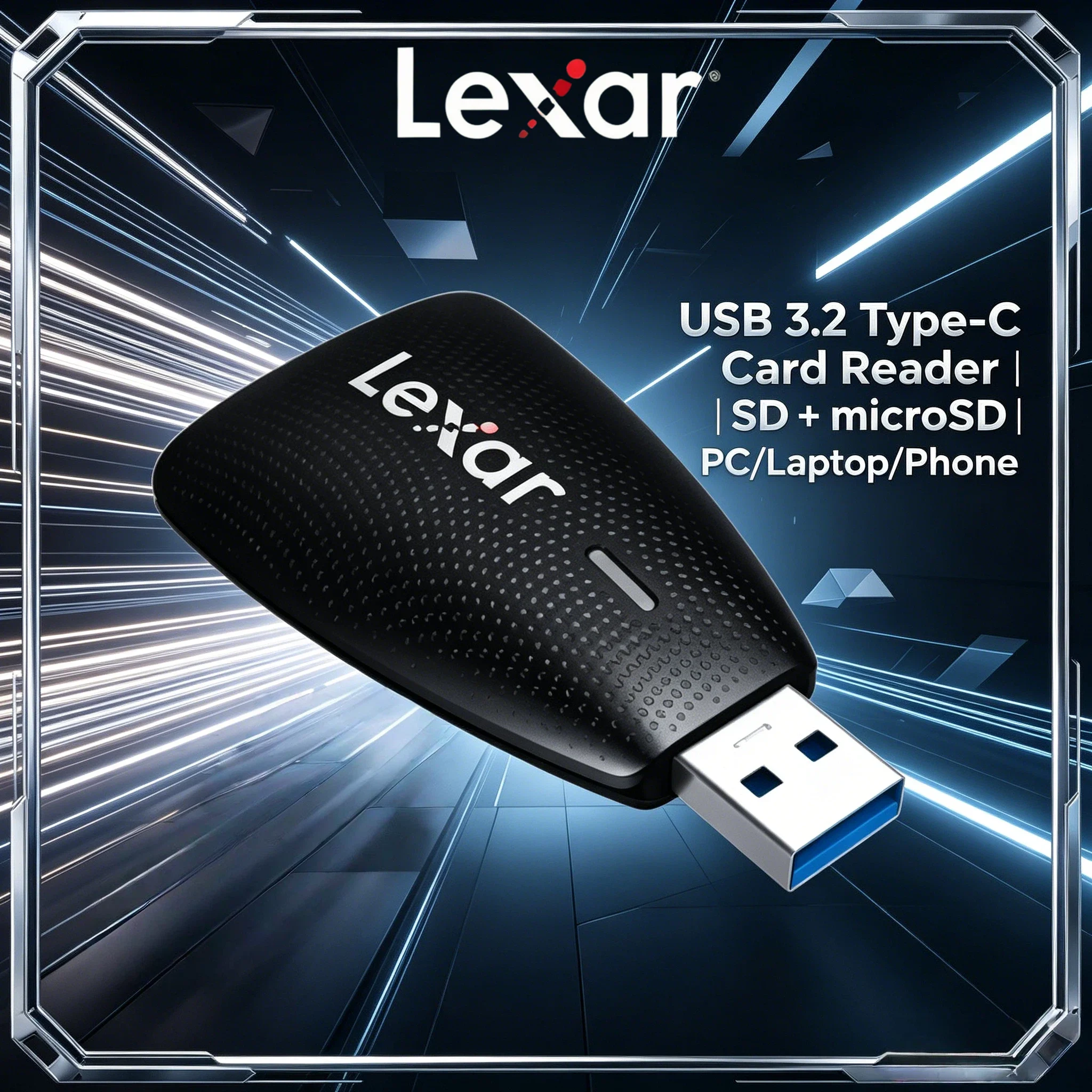 Lexar SD Micro SD TF Card Reader USB 3.1 USB 3.2 Type C for PC Laptop Smart Micro SD Memory Card Reader SD Adapter Pro Max
Lexar SD Micro SD TF Card Reader USB 3.1 USB 3.2 Type C for PC Laptop Smart Micro SD Memory Card Reader SD Adapter Pro Max