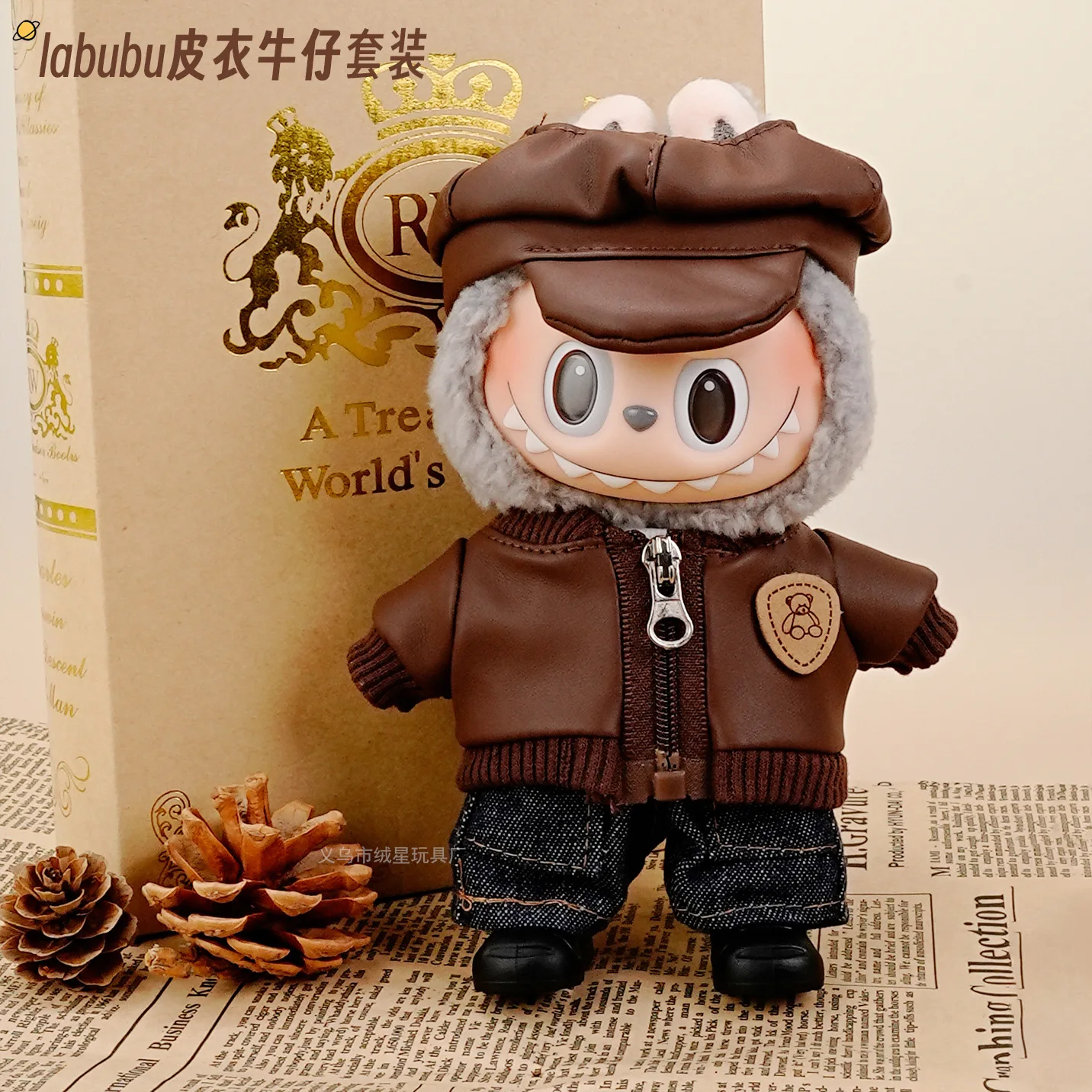 Labubu Doll Clothes In-stock Labubu Doll Clothes Leather Jacket and Jeans Set for Gen 1 2 3 Vinyl Dolls Labubu Accessories
Labubu Doll Clothes In-stock Labubu Doll Clothes Leather Jacket and Jeans Set for Gen 1 2 3 Vinyl Dolls Labubu Accessories