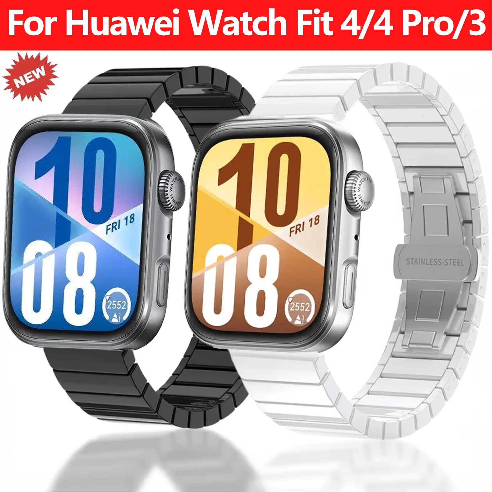 Ceramic Strap for Huawei Watch Fit 4 Replaceable Bracelet Wristband for Huawei Watch Fit 4 Pro/Fit 3 Smartwatch Belt Accessories
Ceramic Strap for Huawei Watch Fit 4 Replaceable Bracelet Wristband for Huawei Watch Fit 4 Pro/Fit 3 Smartwatch Belt Accessories