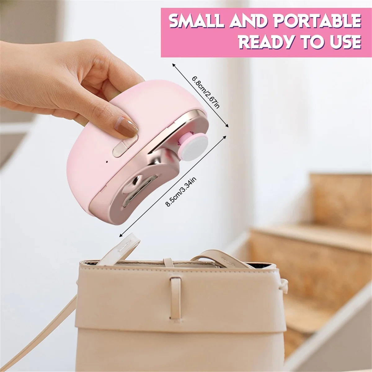 SEMOIC 3 in 1 Electric Nail Clippers, Electric Polishing Automatic Nail Clippers 2 Adjustable Speed Electric Nail Trimmer
SEMOIC 3 in 1 Electric Nail Clippers, Electric Polishing Automatic Nail Clippers 2 Adjustable Speed Electric Nail Trimmer