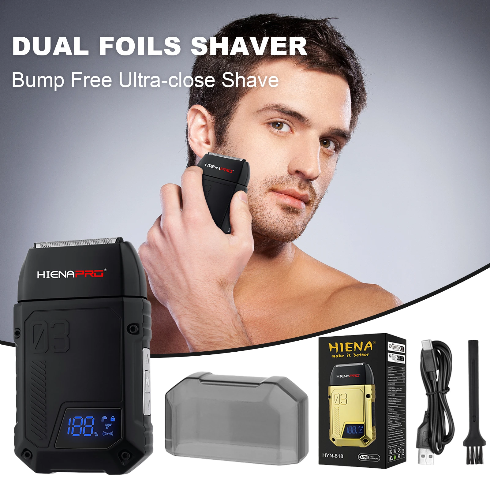 Electric Cordless Razor Shaver Waterproof Mini Electric Razor for Men Teen Boys Face Beards
Electric Cordless Razor Shaver Waterproof Mini Electric Razor for Men Teen Boys Face Beards