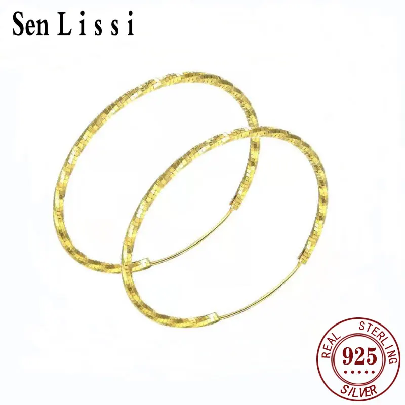 Senlissi - Drop Earring For Woman 18K Gold Plated 925 Sterling Silver Fashion Earrings JewelryCерьги Kольца pierc ear C003
Senlissi - Drop Earring For Woman 18K Gold Plated 925 Sterling Silver Fashion Earrings JewelryCерьги Kольца pierc ear C003