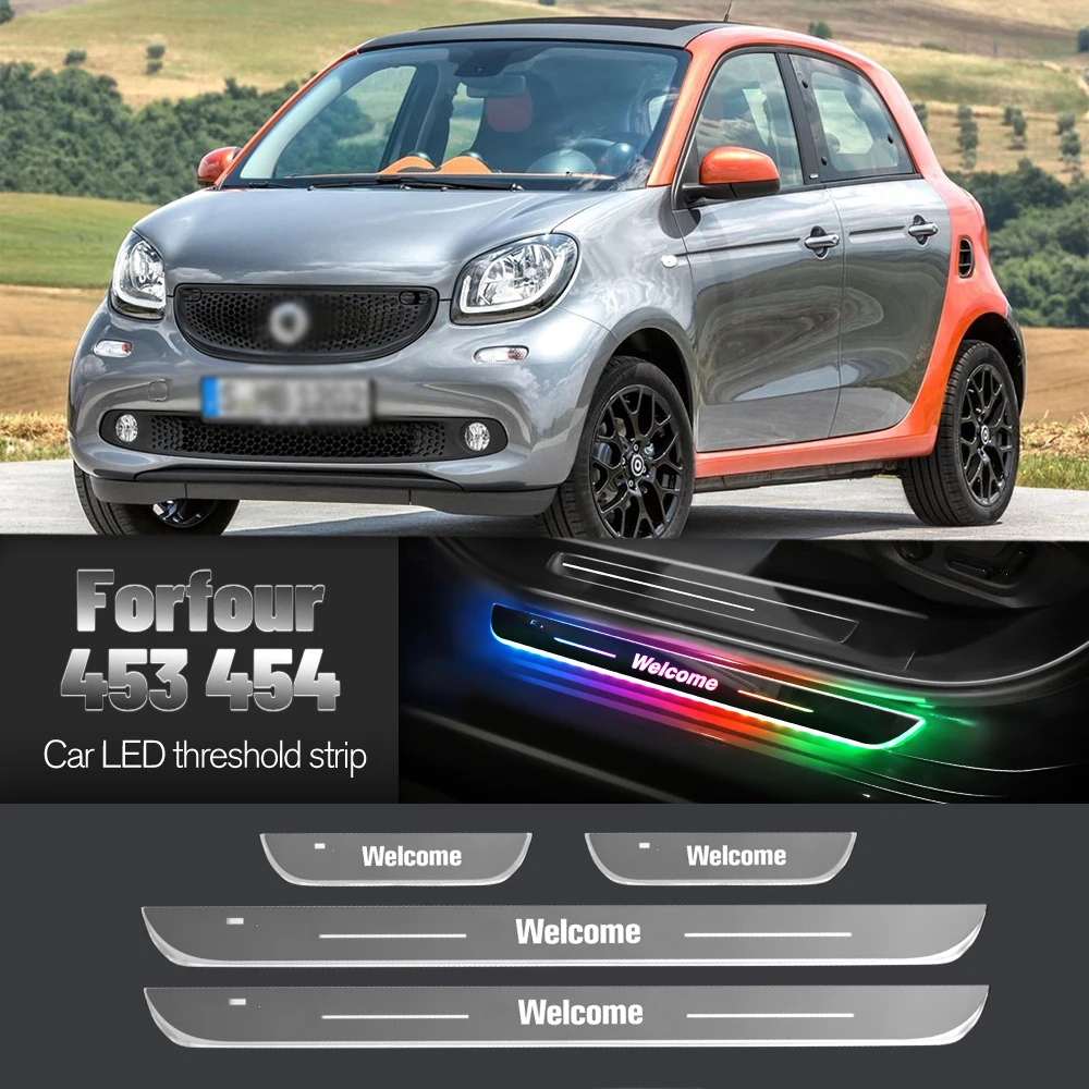 Car Door Sill Light For Smart Forfour 453 454 2004-2017 2010 2015 Customized Logo LED Welcome Threshold Pedal Lamp Accessories
Car Door Sill Light For Smart Forfour 453 454 2004-2017 2010 2015 Customized Logo LED Welcome Threshold Pedal Lamp Accessories