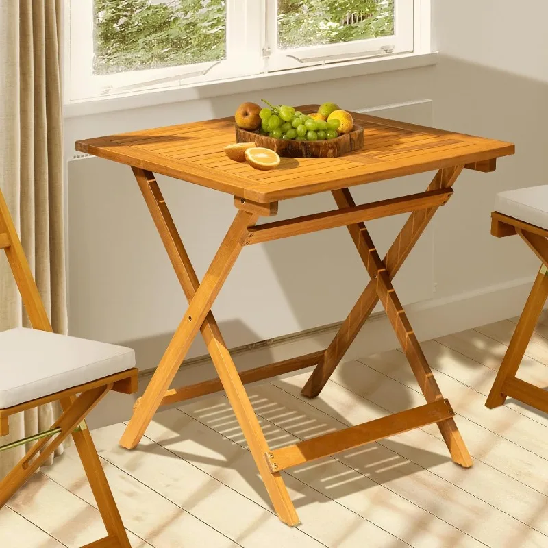 Legolas FSC Acacia Wooden Folding Table, Heavy Duty 270lbs Capacity, Elegant & Rustic Design for Garden, Backyard, Porch, P
Legolas FSC Acacia Wooden Folding Table, Heavy Duty 270lbs Capacity, Elegant & Rustic Design for Garden, Backyard, Porch, P