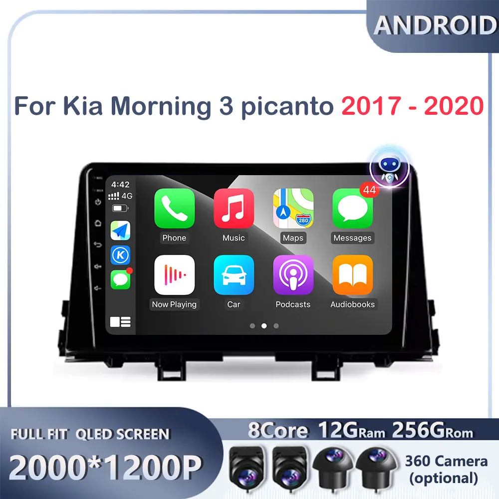 Android 16 Carplay Auto WIFI For Kia Morning 3 picanto 2017 - 2020 Car Radio Stereo Multimedia Player 2din Head Unit
Android 16 Carplay Auto WIFI For Kia Morning 3 picanto 2017 - 2020 Car Radio Stereo Multimedia Player 2din Head Unit