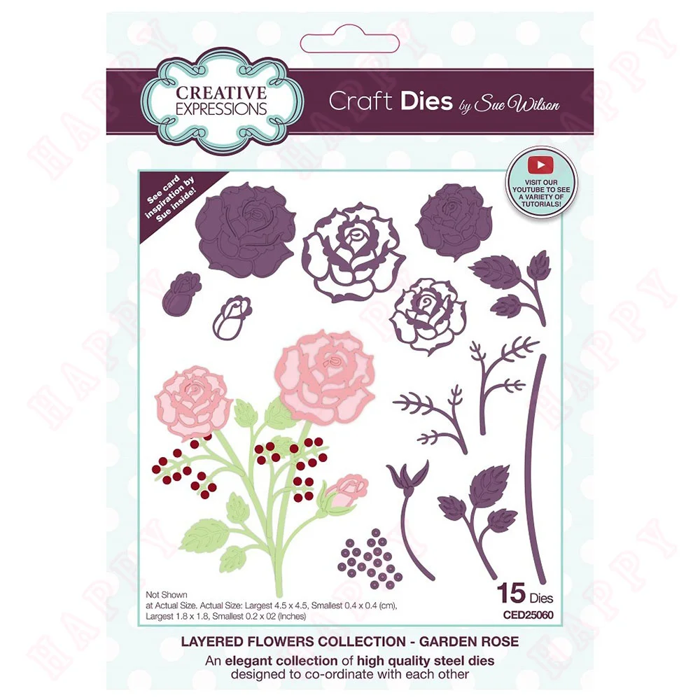 Valentine's Day. 2023 New Arrival Metal Cutting Dies Mold Scrapbook Craft Decoration Embossing Template DIY Garden Rose Handmad
Valentine's Day. 2023 New Arrival Metal Cutting Dies Mold Scrapbook Craft Decoration Embossing Template DIY Garden Rose Handmad