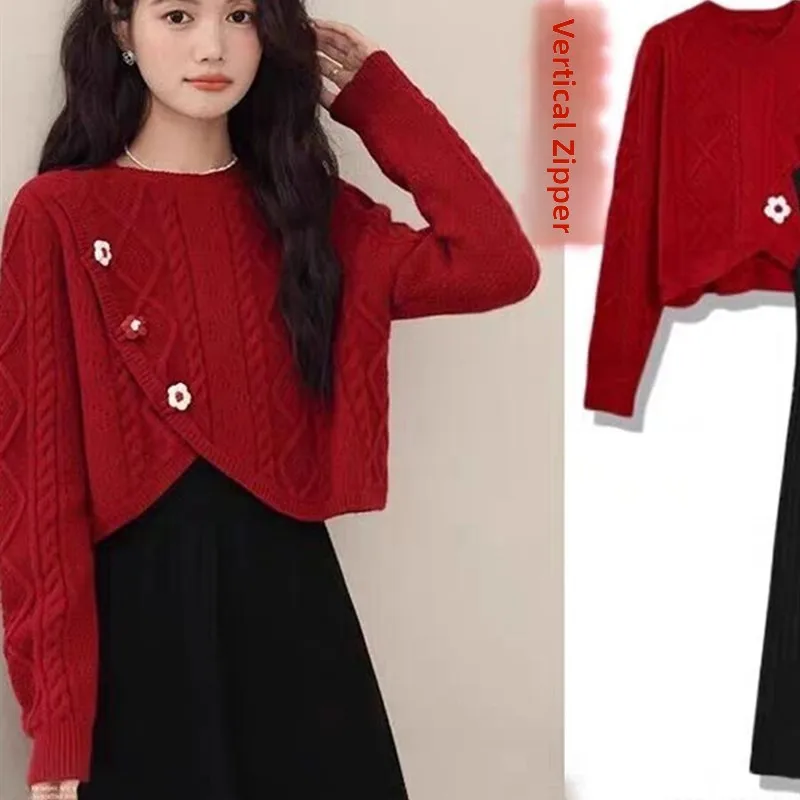 Postpartum Nursing Jacket Knitted Dressing Gown Double Layered Outerwear Breastfeeding Clothes Long Zipper Closure Home Wear
Postpartum Nursing Jacket Knitted Dressing Gown Double Layered Outerwear Breastfeeding Clothes Long Zipper Closure Home Wear
