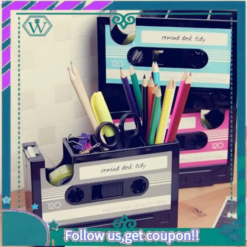 A75Q-Tape Dispenser Pen Holder, Retro Cassette Tape Dispenser,Retro Office Supplies, Funny Cute Tape Dispenser
A75Q-Tape Dispenser Pen Holder, Retro Cassette Tape Dispenser,Retro Office Supplies, Funny Cute Tape Dispenser