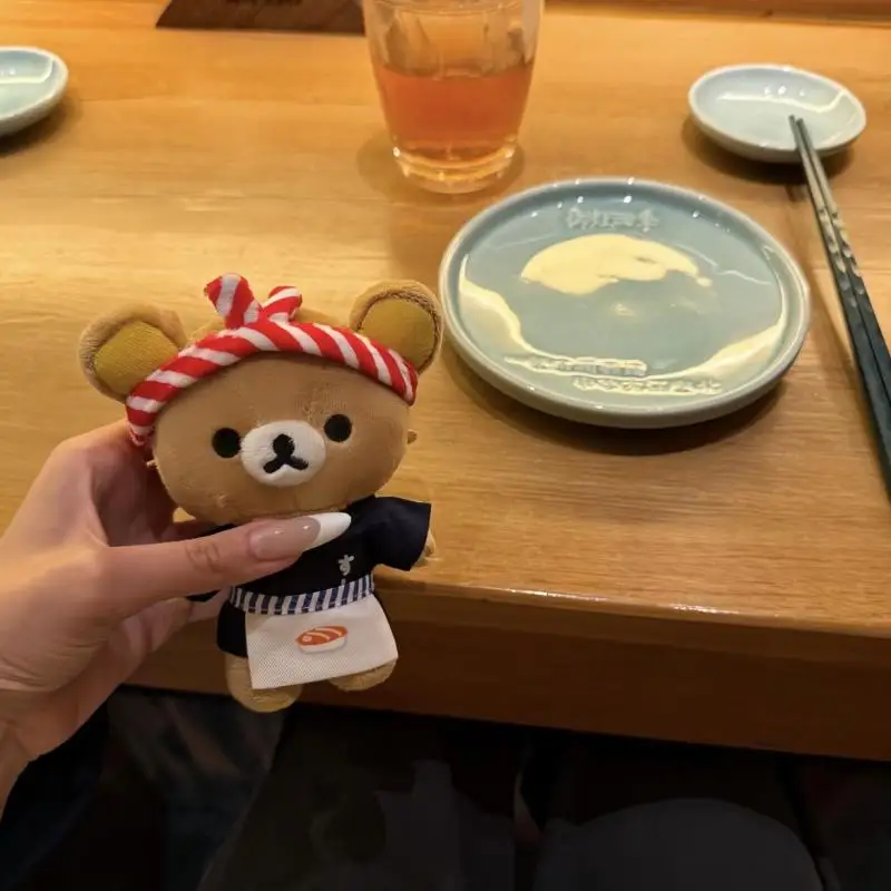 Kawaii Rilakkuma Sushi Bear Cute Birthday Gifts Plush Dolls Pendant Backpack Zipper Decoration Fluffy Toys Anime Peripherals
Kawaii Rilakkuma Sushi Bear Cute Birthday Gifts Plush Dolls Pendant Backpack Zipper Decoration Fluffy Toys Anime Peripherals