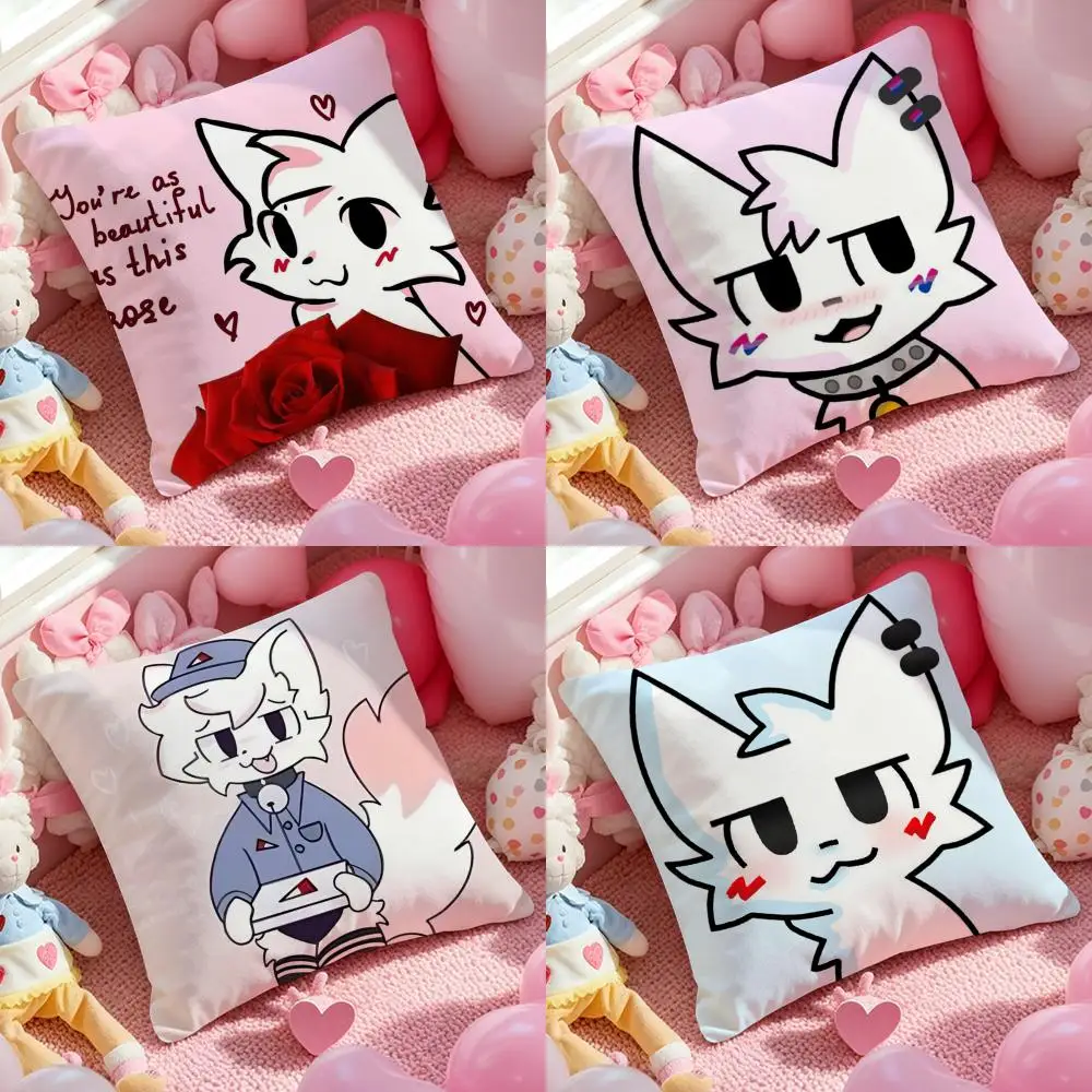 B-Boykisser Silly Cat Cute Cushion Cover Anti-dustmite Pillowcase Invisible zipper silky short plush Sofa cushion cover
B-Boykisser Silly Cat Cute Cushion Cover Anti-dustmite Pillowcase Invisible zipper silky short plush Sofa cushion cover