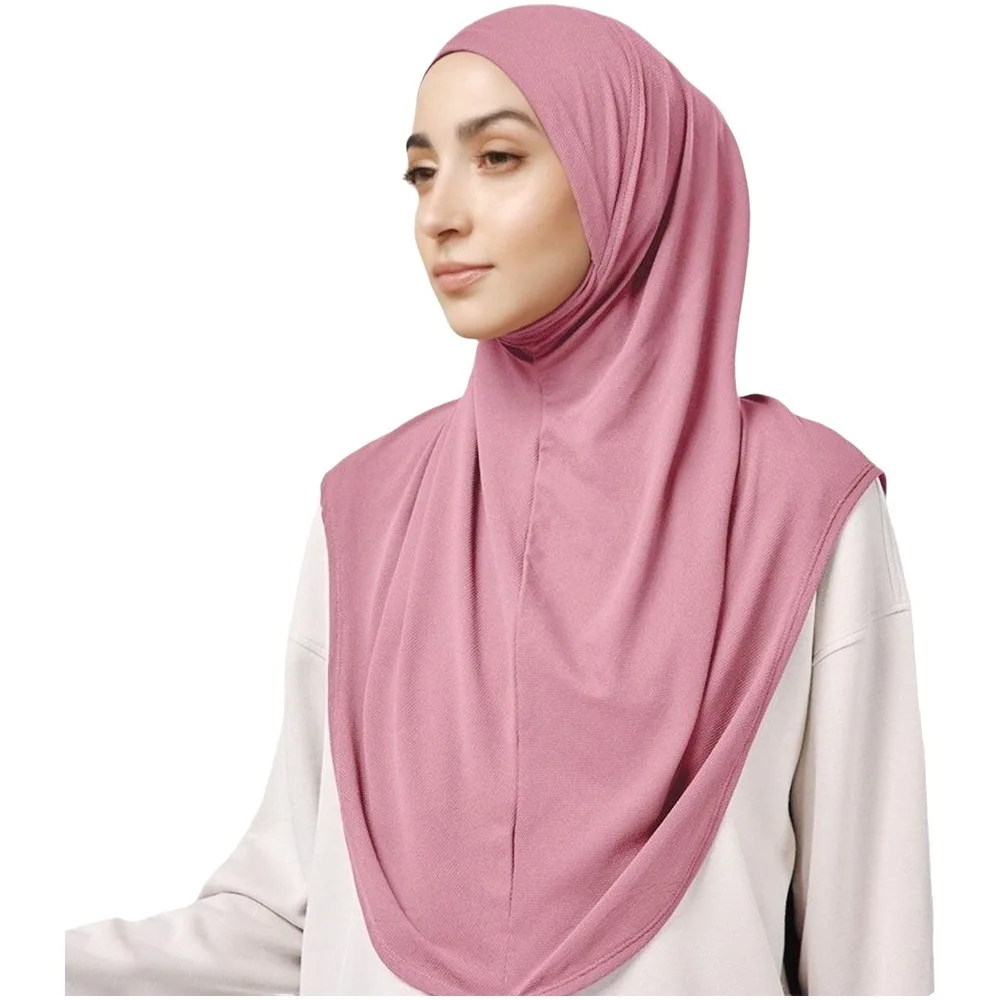 Solid Color Eid Al-Fitr Long Turban Breathable Multiple Colors Arab Lady Headscarf Versatile Elastic Hijab Head Wrap Daily
Solid Color Eid Al-Fitr Long Turban Breathable Multiple Colors Arab Lady Headscarf Versatile Elastic Hijab Head Wrap Daily