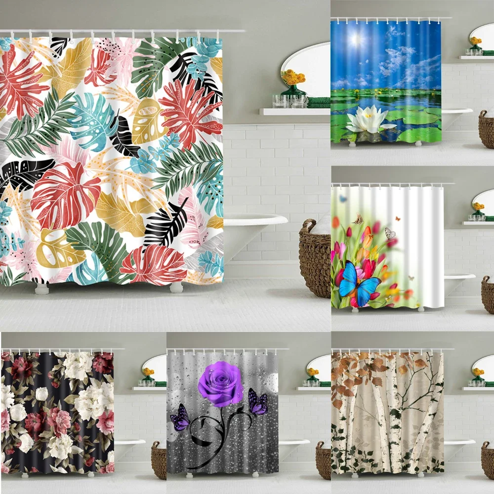 Цветочная живопись с принтом, устойчивые к плесени полиэстеровые занавески для душа, моющиеся водонепроницаемые занавески для душа для ванной комнаты, домашний декор
Цветочная живопись с принтом, устойчивые к плесени полиэстеровые занавески для душа, моющиеся водонепроницаемые занавески для душа для ванной комнаты, домашний декор