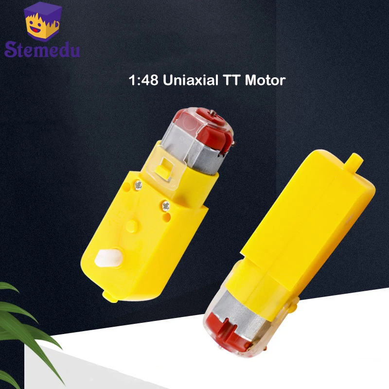 1:48 Uniaxial TT Motor Gear Motor Single Shaft for ARDUINO Smart Car Robot Magnetic Gearbox Engine For Arduino Smart Car
1:48 Uniaxial TT Motor Gear Motor Single Shaft for ARDUINO Smart Car Robot Magnetic Gearbox Engine For Arduino Smart Car