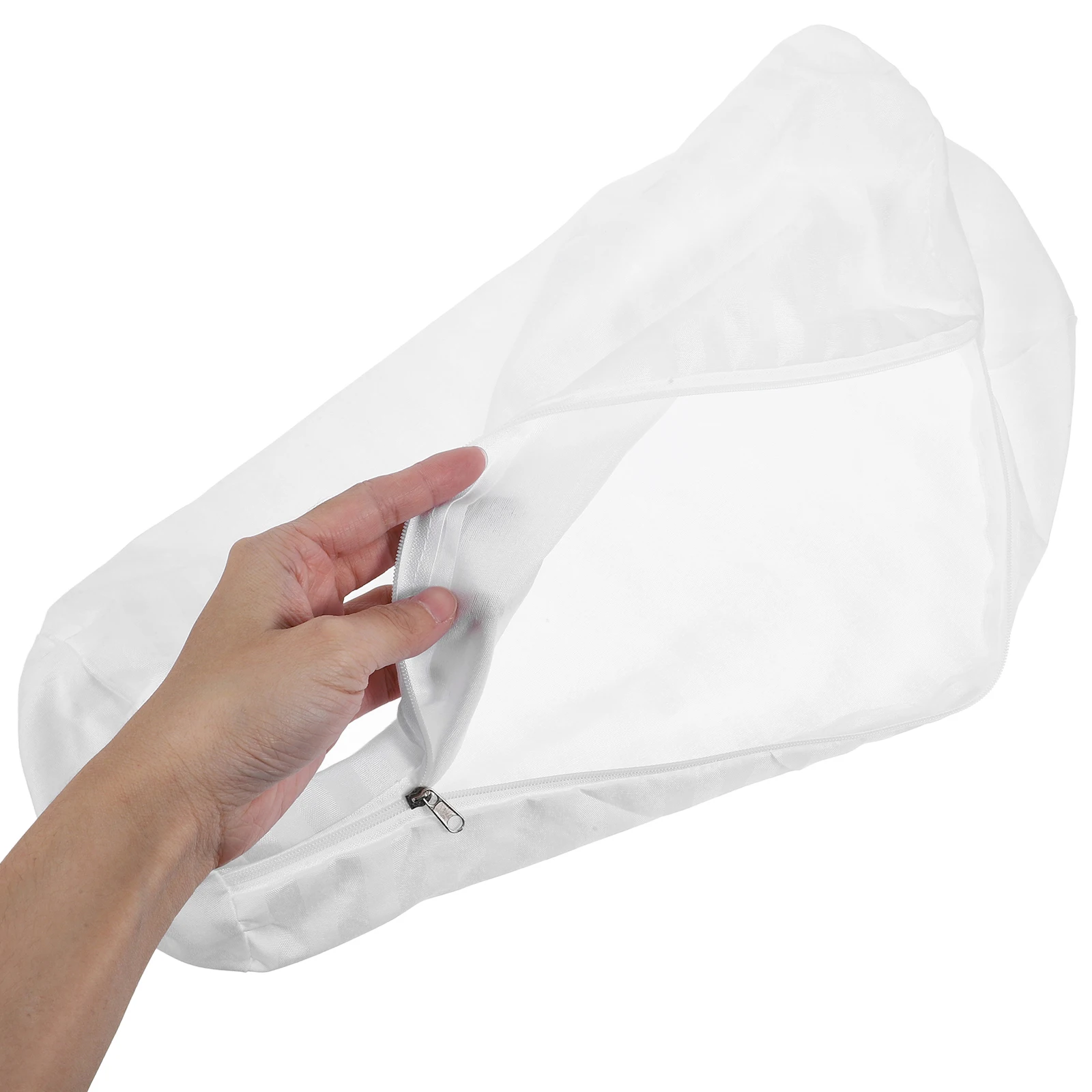 2Pcs Cervical Neck Roll Pillow Cover Round Zipper Pillowcase White Bolster Cushion Protector for Sofa Office Travel
2Pcs Cervical Neck Roll Pillow Cover Round Zipper Pillowcase White Bolster Cushion Protector for Sofa Office Travel