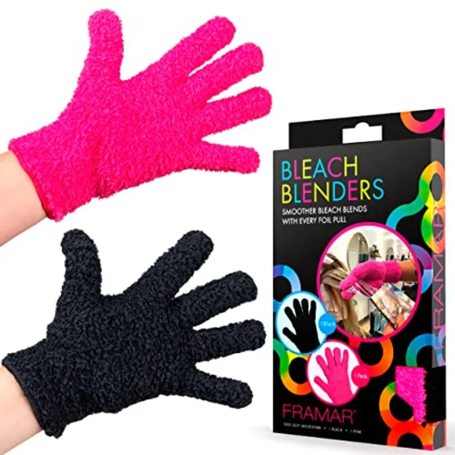FRAMAR Bleach Blender Microfiber Gloves For Hair Dye Hair Color Gloves, Microfiber Mitt For Cleaning, Hairstylist Essentials, H
FRAMAR Bleach Blender Microfiber Gloves For Hair Dye Hair Color Gloves, Microfiber Mitt For Cleaning, Hairstylist Essentials, H