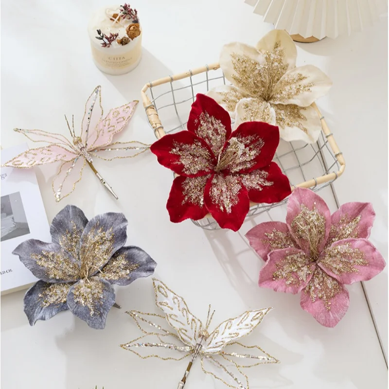 2Pcs Christmas Decoration 20cm Velvet Simulation Lilies Christmas Tree Dress Up Holiday Wedding Decoration
2Pcs Christmas Decoration 20cm Velvet Simulation Lilies Christmas Tree Dress Up Holiday Wedding Decoration