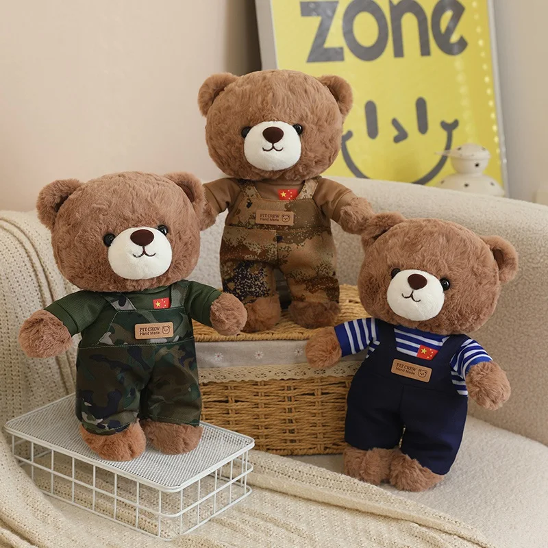 30cm Lovely Army Teddy Bear Stuffed High Quality Animal Cos Suit Military Enthusiast Gifts
30cm Lovely Army Teddy Bear Stuffed High Quality Animal Cos Suit Military Enthusiast Gifts