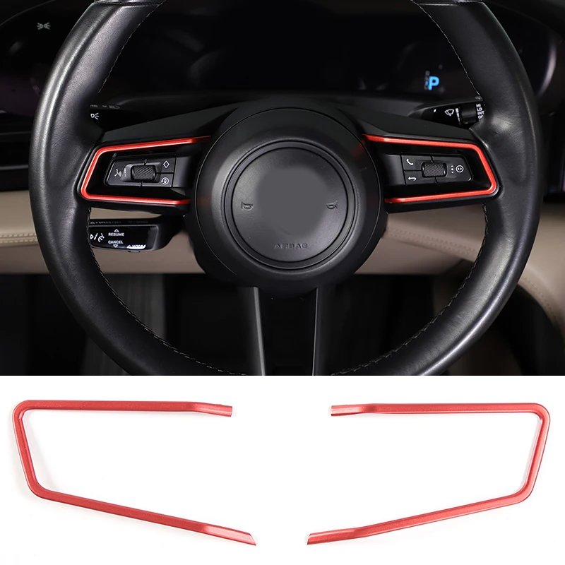 Aluminum Alloy Car Styling Steering Wheel Buttons Decoration Frame Cover Trim For Porsche Taycan Macan 911 2019-2022 Accessories
Aluminum Alloy Car Styling Steering Wheel Buttons Decoration Frame Cover Trim For Porsche Taycan Macan 911 2019-2022 Accessories