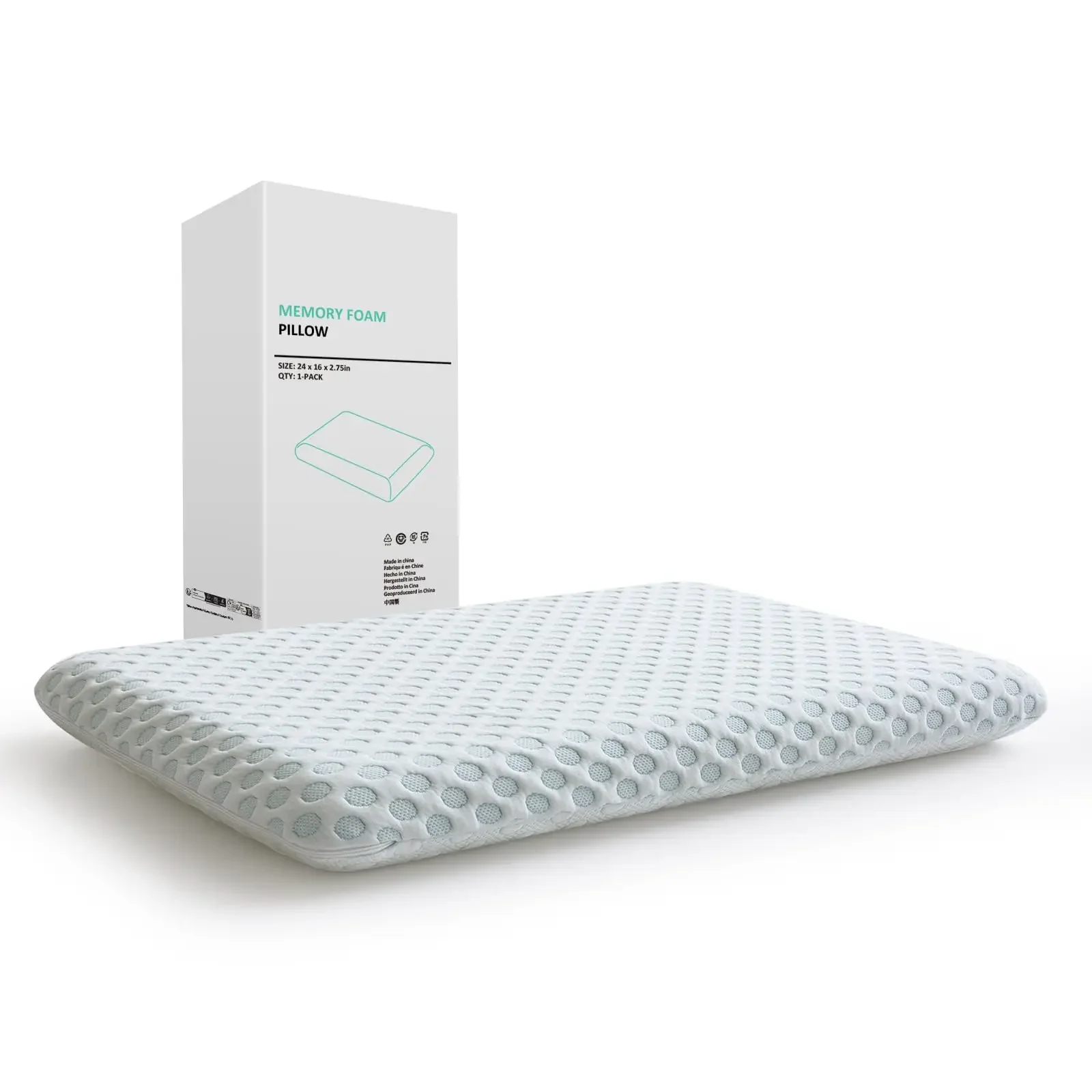 Hcore 1PC Ultra Thin Pillow, Slim Pillow for Side Back Stomach Sleepers, Two-Sided Pillowcase - CertiPUR-US - Standard Malbon
Hcore 1PC Ultra Thin Pillow, Slim Pillow for Side Back Stomach Sleepers, Two-Sided Pillowcase - CertiPUR-US - Standard Malbon