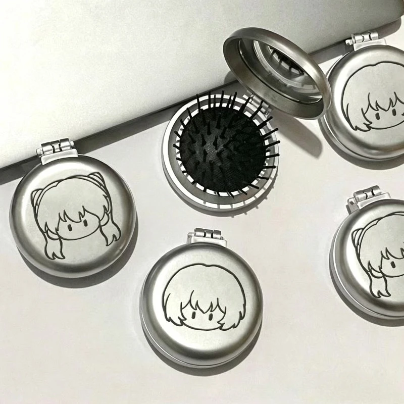 Neon Cute Genesis Classic Evangelion Foldable Airbag Comb 2-in-1 Portable Makeup Mirror Pocket Travel Hair Brush for Students
Neon Cute Genesis Classic Evangelion Foldable Airbag Comb 2-in-1 Portable Makeup Mirror Pocket Travel Hair Brush for Students