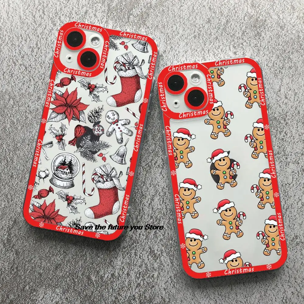 Cartoon New Year Christmas Phone Case For iPhone 13 12 11 14 15 16 Pro Max 14 15 16 Plus Lovely elk Clear Soft bumper Case
Cartoon New Year Christmas Phone Case For iPhone 13 12 11 14 15 16 Pro Max 14 15 16 Plus Lovely elk Clear Soft bumper Case
