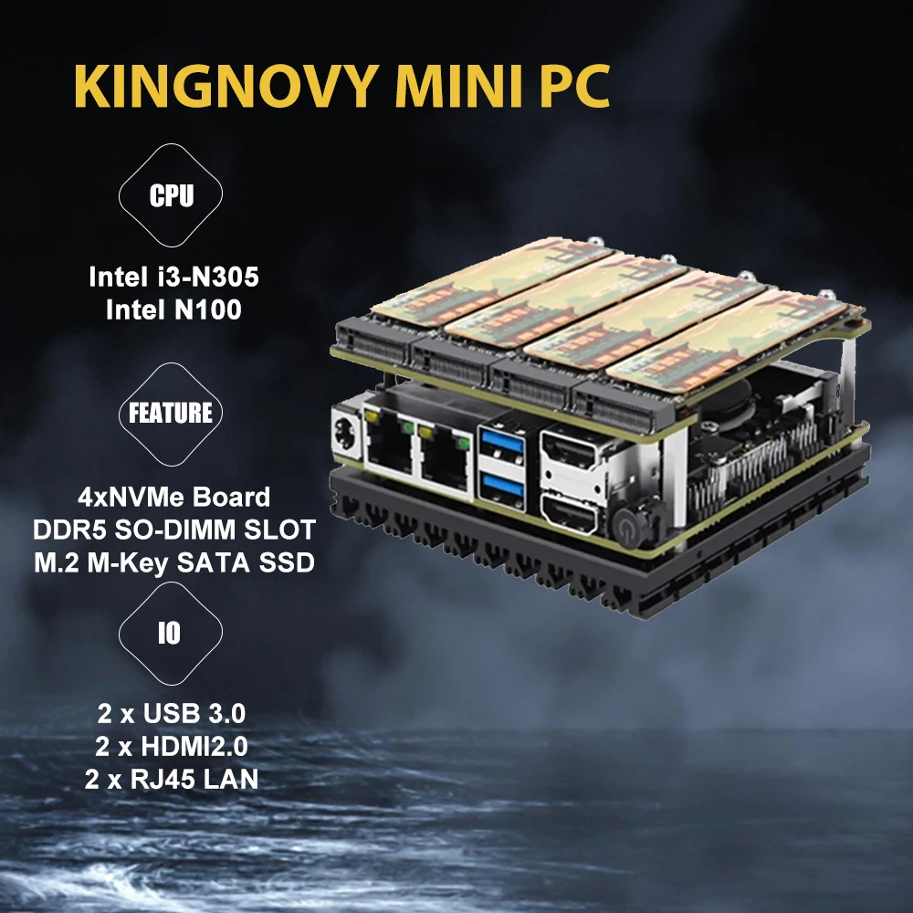 Mini PC Ιntel 12th Alder Lake-i3-N305 N100 Computer Windows 11 Pro Linux Ubuntu Dual LAN Home/Office Development NAS Motherboard
Mini PC Ιntel 12th Alder Lake-i3-N305 N100 Computer Windows 11 Pro Linux Ubuntu Dual LAN Home/Office Development NAS Motherboard
