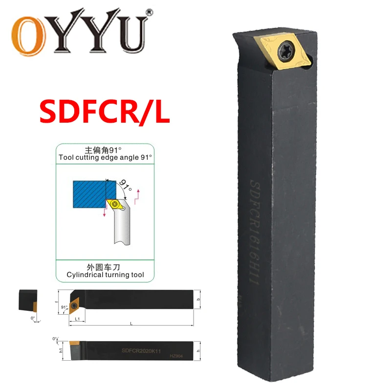Oyu токарный станок с ЧПУ Резак SDFCR1212H07 SDFCR1616H11 sdfcr20k11 SDFCR1212H11 sdfcr25m11 внешние токарные инструменты SDFCR вставка DCMT
Oyu токарный станок с ЧПУ Резак SDFCR1212H07 SDFCR1616H11 sdfcr20k11 SDFCR1212H11 sdfcr25m11 внешние токарные инструменты SDFCR вставка DCMT