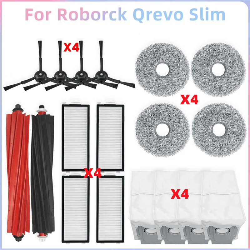 AA01-For Roborock Qrevo Slim Vacuum Replacement Parts Main Roller Side Brush Hepa Filter Mop Cloth Dust Bag Accessories
AA01-For Roborock Qrevo Slim Vacuum Replacement Parts Main Roller Side Brush Hepa Filter Mop Cloth Dust Bag Accessories