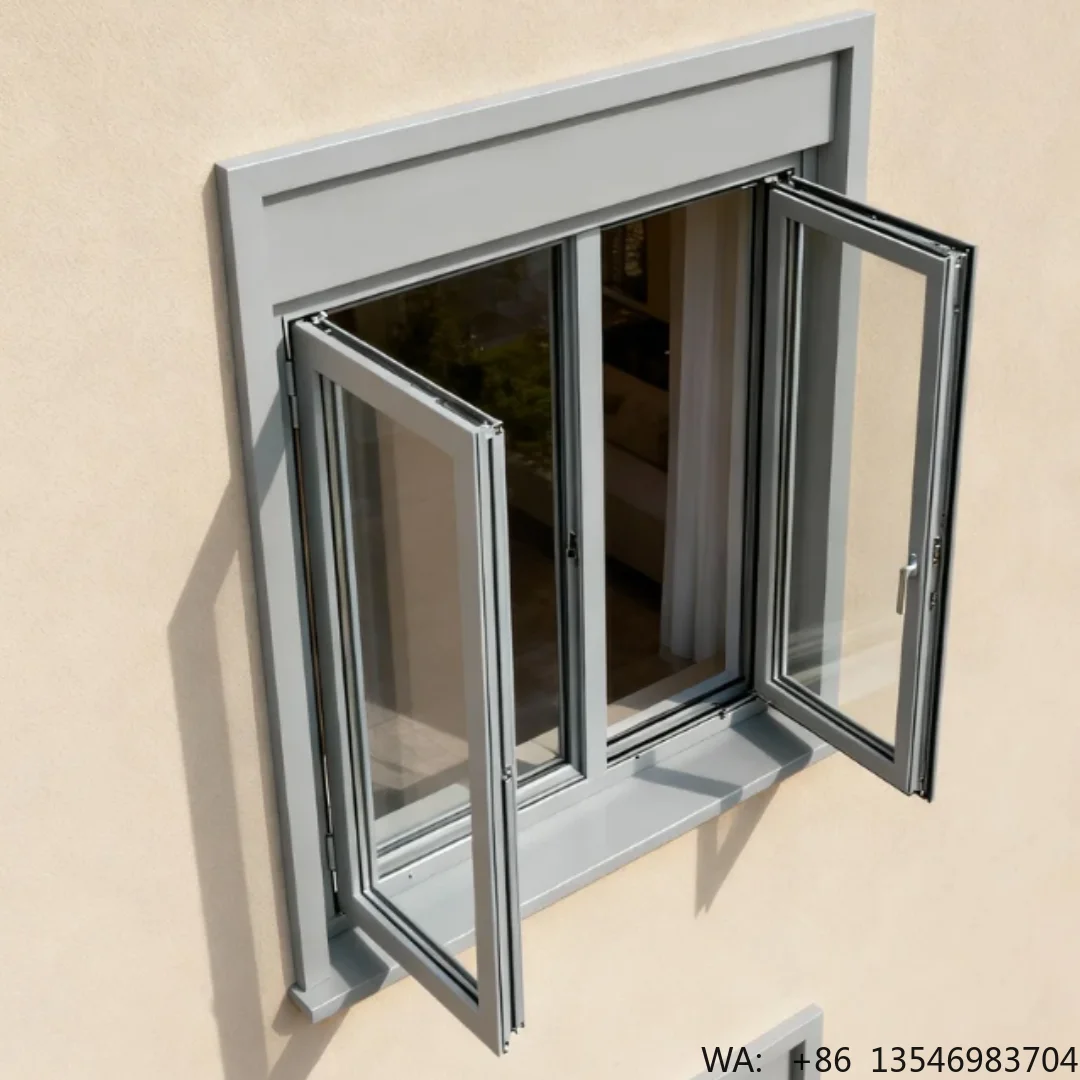 Modern Design Aluminum Frame Double Glazed Swing Casement Windows Energy Star Qualified Heat Insulation Home China Factory
Modern Design Aluminum Frame Double Glazed Swing Casement Windows Energy Star Qualified Heat Insulation Home China Factory