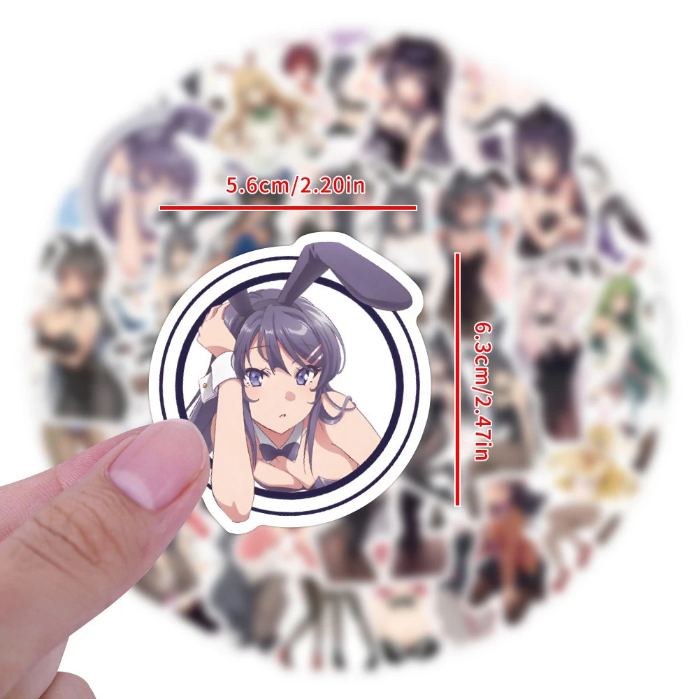 10/30/60pcs Hentai Sexy Bunny Girls Stickers Waifu Anime Girl for Adult DIY Motorcycle Laptop Helmet Car Cute Decoration Sticker
10/30/60pcs Hentai Sexy Bunny Girls Stickers Waifu Anime Girl for Adult DIY Motorcycle Laptop Helmet Car Cute Decoration Sticker