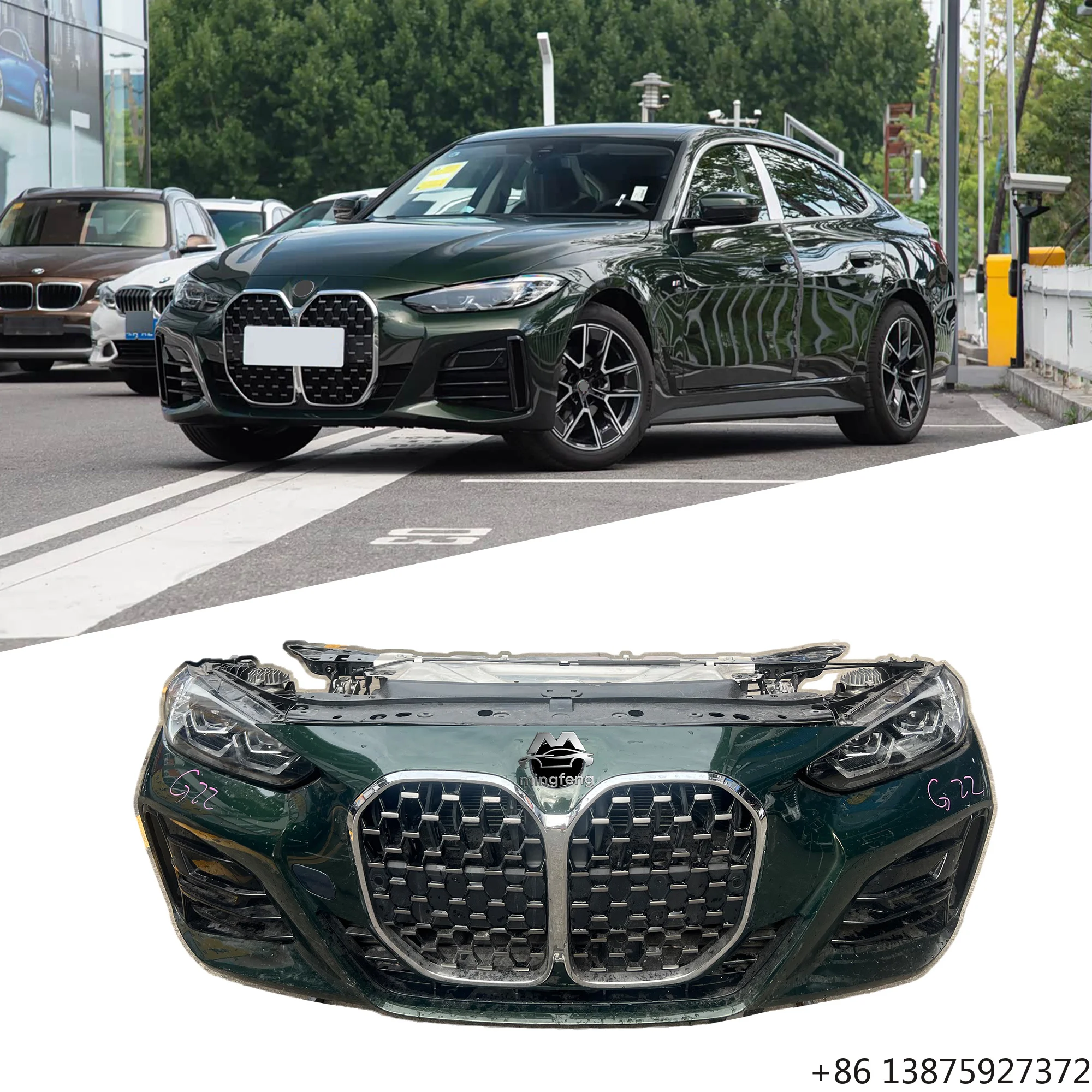 Wholesale Original For 4 Series G22/G23/G26 Front Bumper Assembly with Perfect Fitment for replacement 2020-2025
Wholesale Original For 4 Series G22/G23/G26 Front Bumper Assembly with Perfect Fitment for replacement 2020-2025
