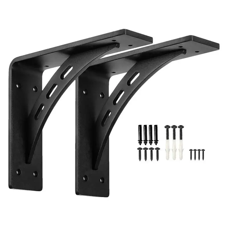 Countertop Brackets Wall Mount Heavy Duty Black Brackets 90 Degree Triangle Heavy Duty Wall Mount Bracket 2 PCS Metal Shelf
Countertop Brackets Wall Mount Heavy Duty Black Brackets 90 Degree Triangle Heavy Duty Wall Mount Bracket 2 PCS Metal Shelf